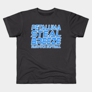 Steal Breeze Fastpitch Softball Kids T-Shirt